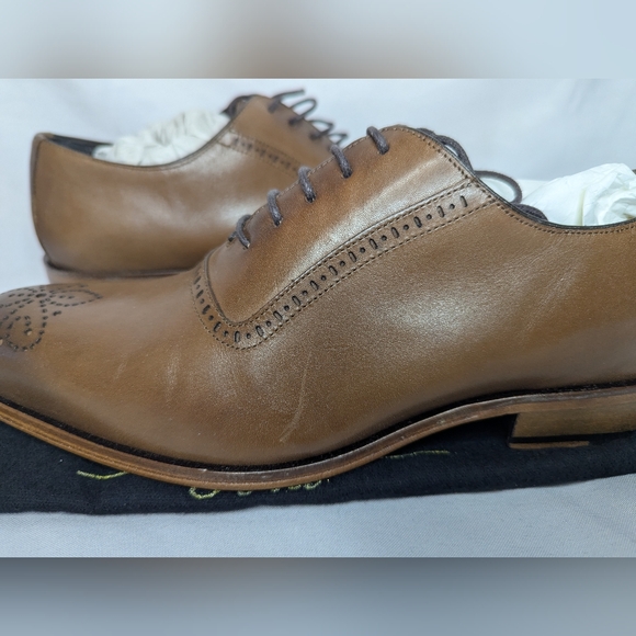 Marc Joseph New York Gold Collection Men\'s Leather Dress Oxfords Size 7 SEE PICS main image 5